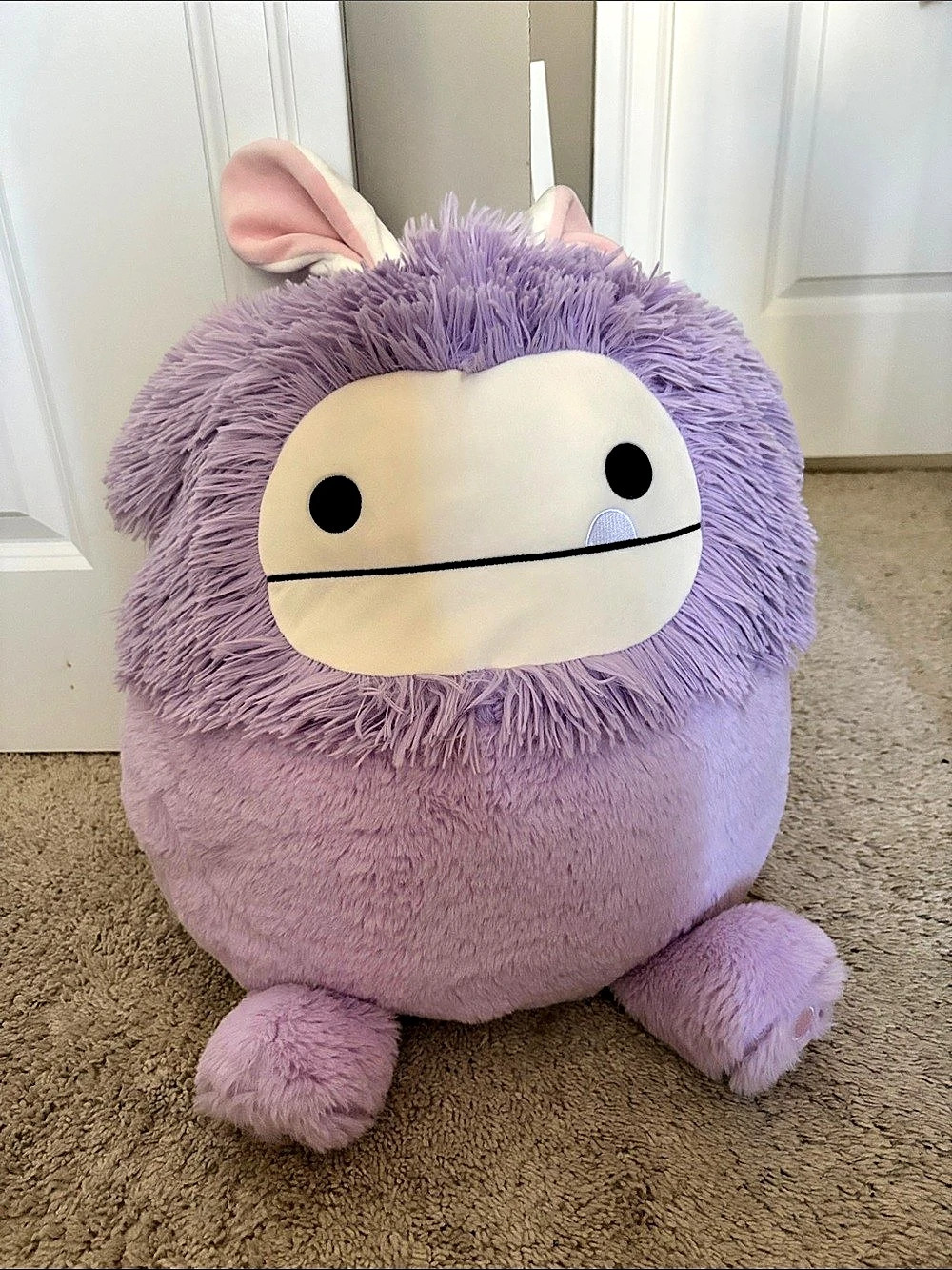 Meet Dilka the Easter lavender Fuzz-A-Mallow Bigfoot in 16 inches!